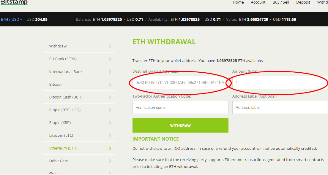 Step by step overview on how to withdraw Bitcoin from Kraken